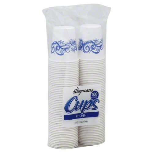Wegmans Paper Kitchen Cups 5 Oz 100 Count