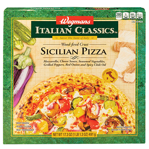 Wegmans Italian Classics Sicilian Pizza Wood-Fired Crust 17.3 Oz