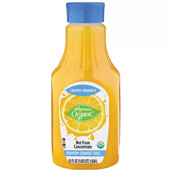 Wegmans Organic Premium Orange Juice with Calcium & Vitamin D
52 fl. oz.
