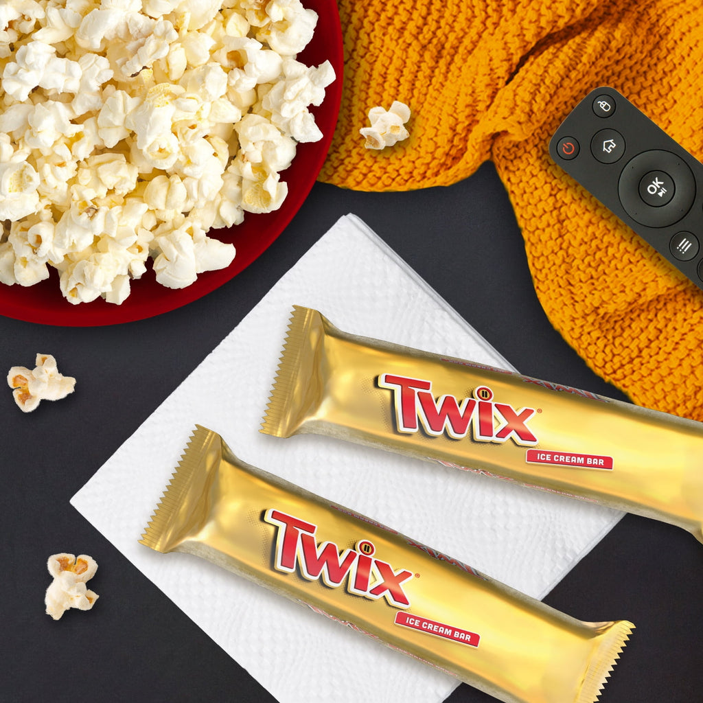 Twix Caramel Vanilla Milk Chocolate Ice Cream Bars 6 Count 11.58 Fl Oz
