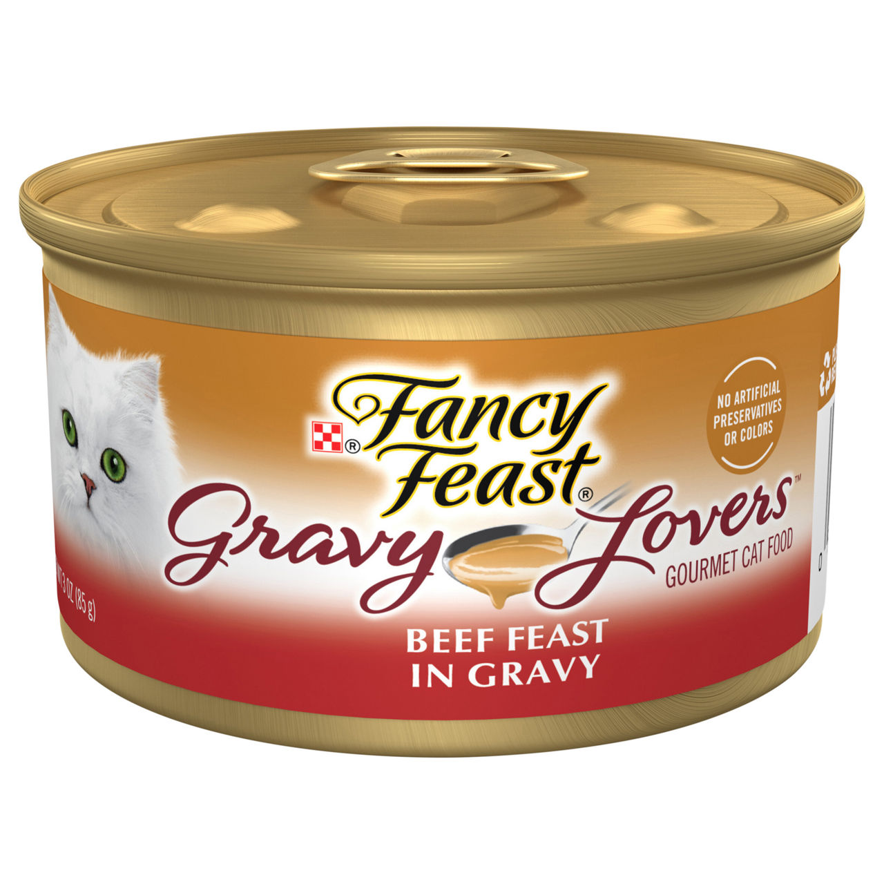 Fancy Feast Gravy Lovers Beef Feast in Gravy Cat Food 3 oz