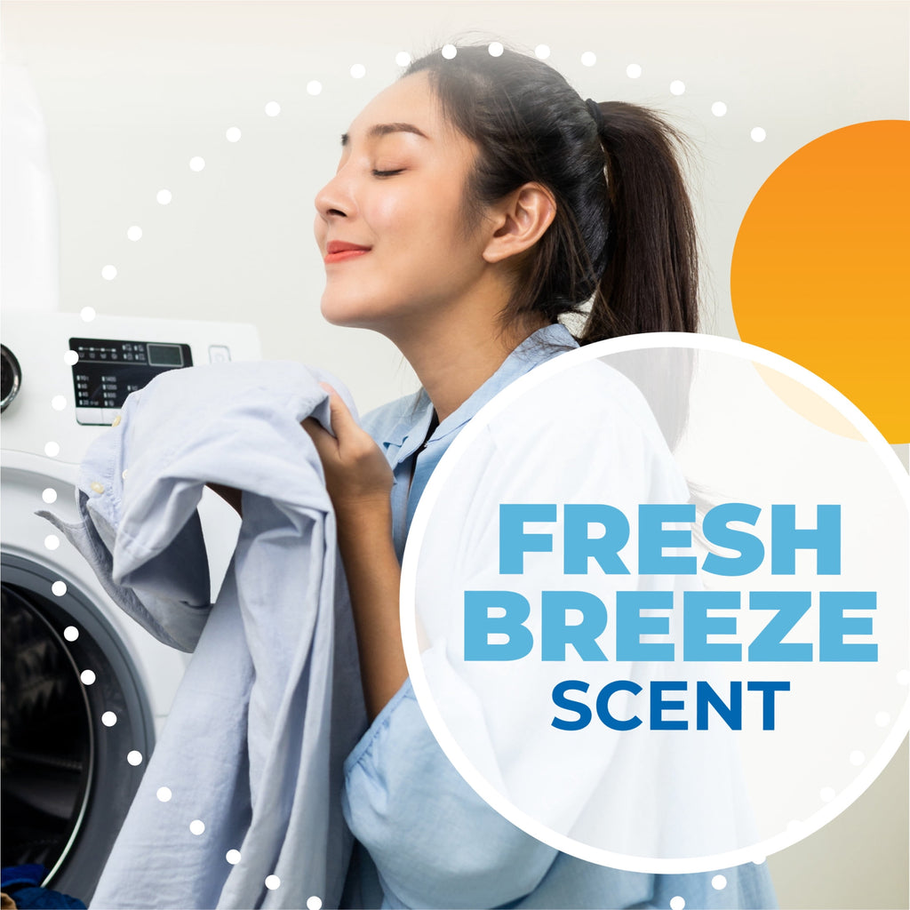 ARM & HAMMER Power Sheets Laundry Detergent Fresh Breeze 60 Count Up to 120 Small Loads