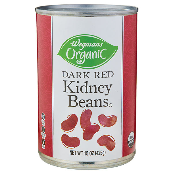 Wegmans Organic Dark Red Kidney Beans 15 Oz