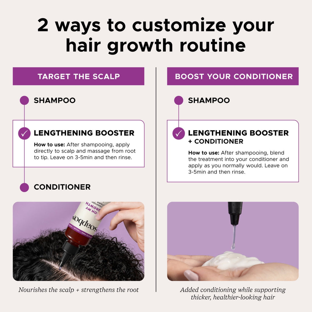 Soapbox Oh My Growth Lengthening Vitamin Booster Rinse-Out Treatment with Biotin B7 5 fl oz