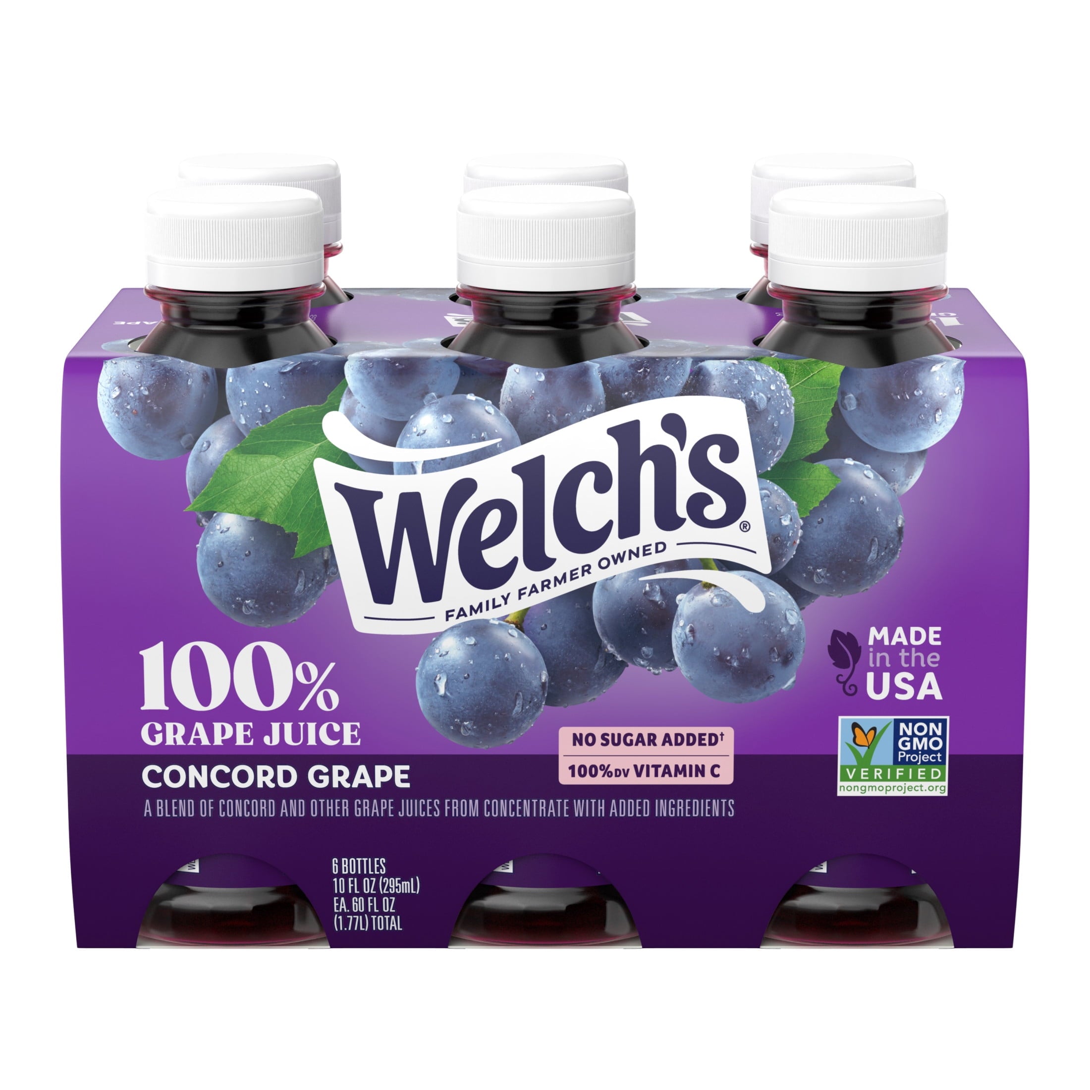 Welch's 100% Concord Grape Juice 60 fl oz Bottle