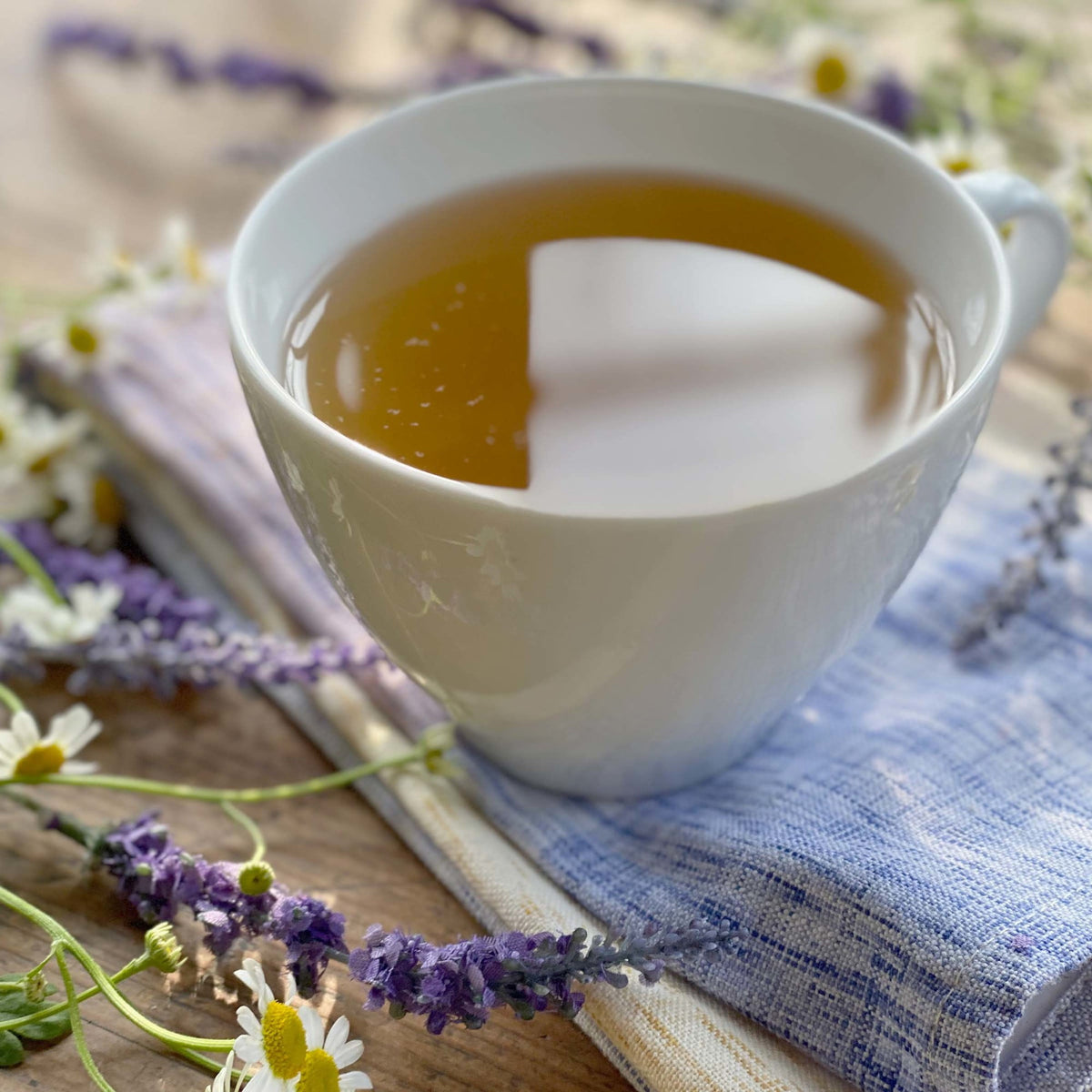 Bigelow Lavender Chamomile Plus Probiotics Caffeine Free Herbal Tea Bags 18 Count