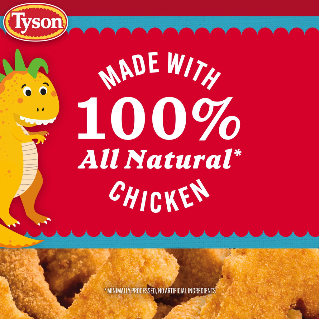 Tyson Dino Chicken Nuggets 29 Oz Frozen 13g Protein