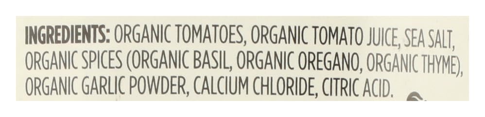 Organic Diced Tomatoes With Basil Garlic & Oregano 14.5 Oz 365 By Whole Foods Market