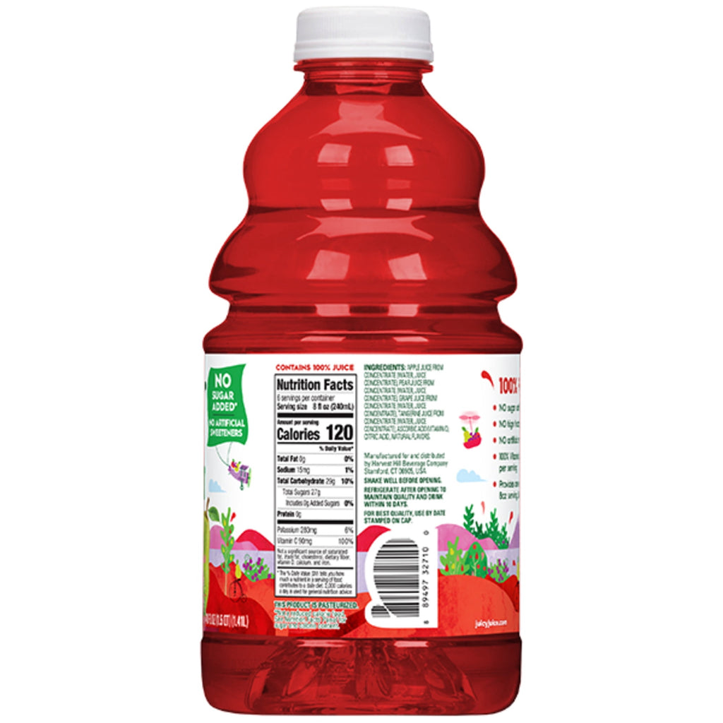 Juicy Juice 100% Fruit Punch Juice Pulp-Free 48 fl oz Bottle