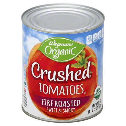 Wegmans Organic Fire Roasted Crushed Tomatoes 28 Oz