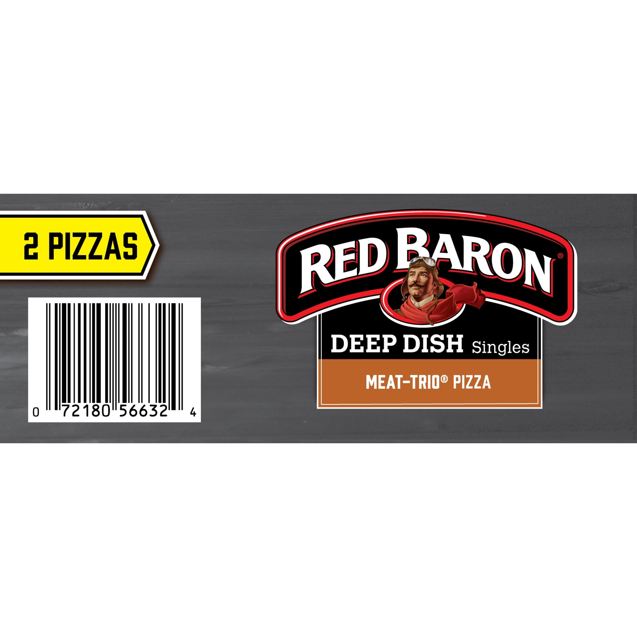 Red Baron Meat Trio Deep Dish Singles Frozen Personal Pizza 11.2 Oz 2 Pack