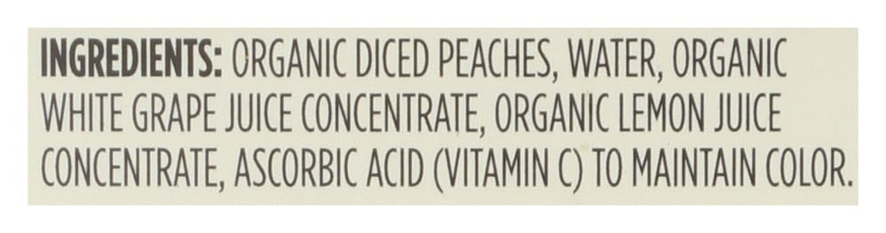 Organic Diced Peaches 16 Oz 365 By Whole Foods Market
