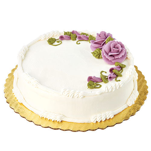 Wegmans Round 1 Layer Gold Cake with Buttercreme 22 oz