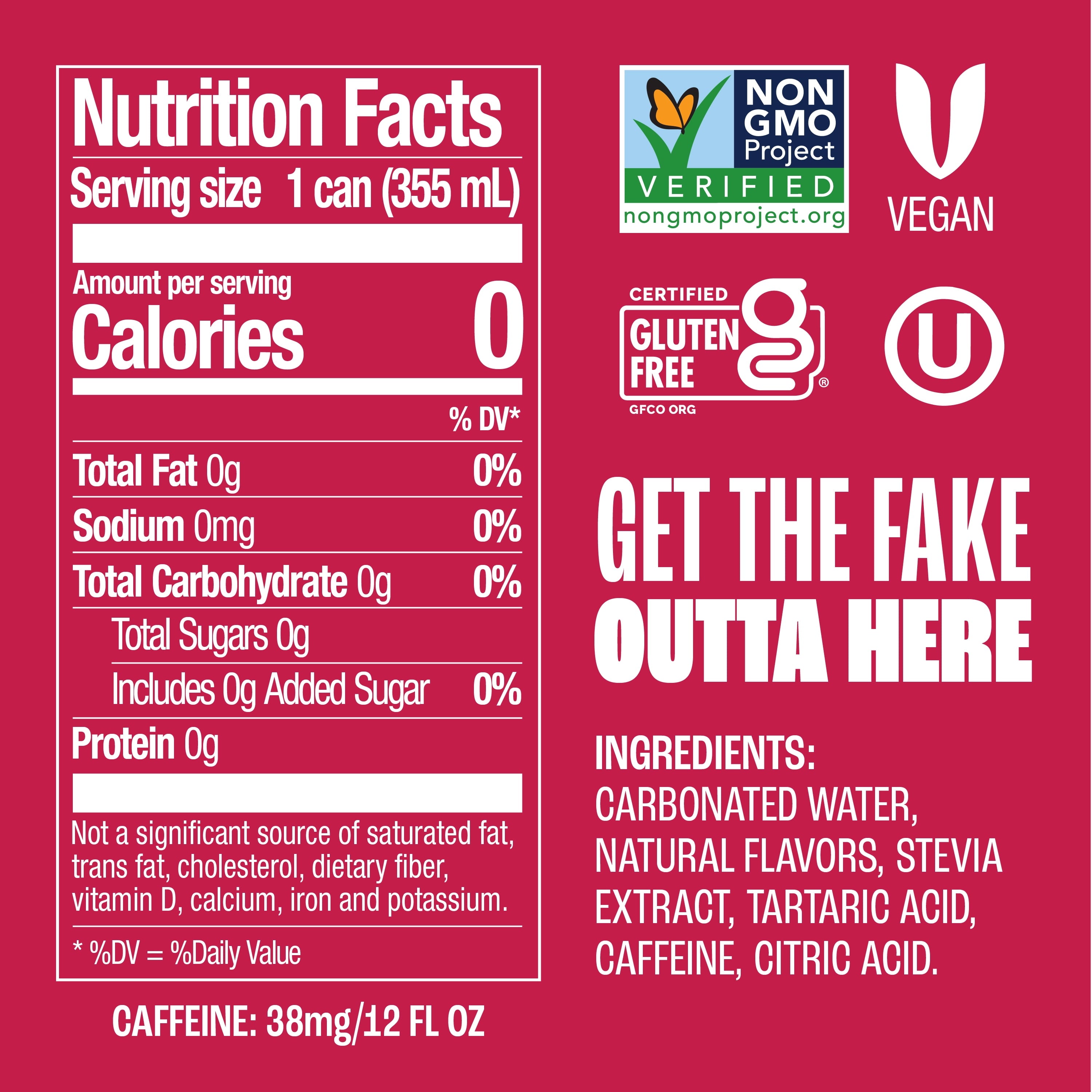 Zevia Zero Calorie No Sugar Dr. Zevia Soda Pop Cans 12 Fl Oz 8 Pack