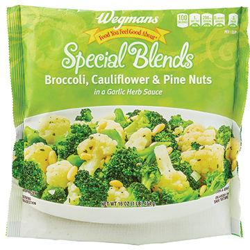 Wegmans Special Blend Broccoli Cauliflower & Pine Nuts 16 Oz