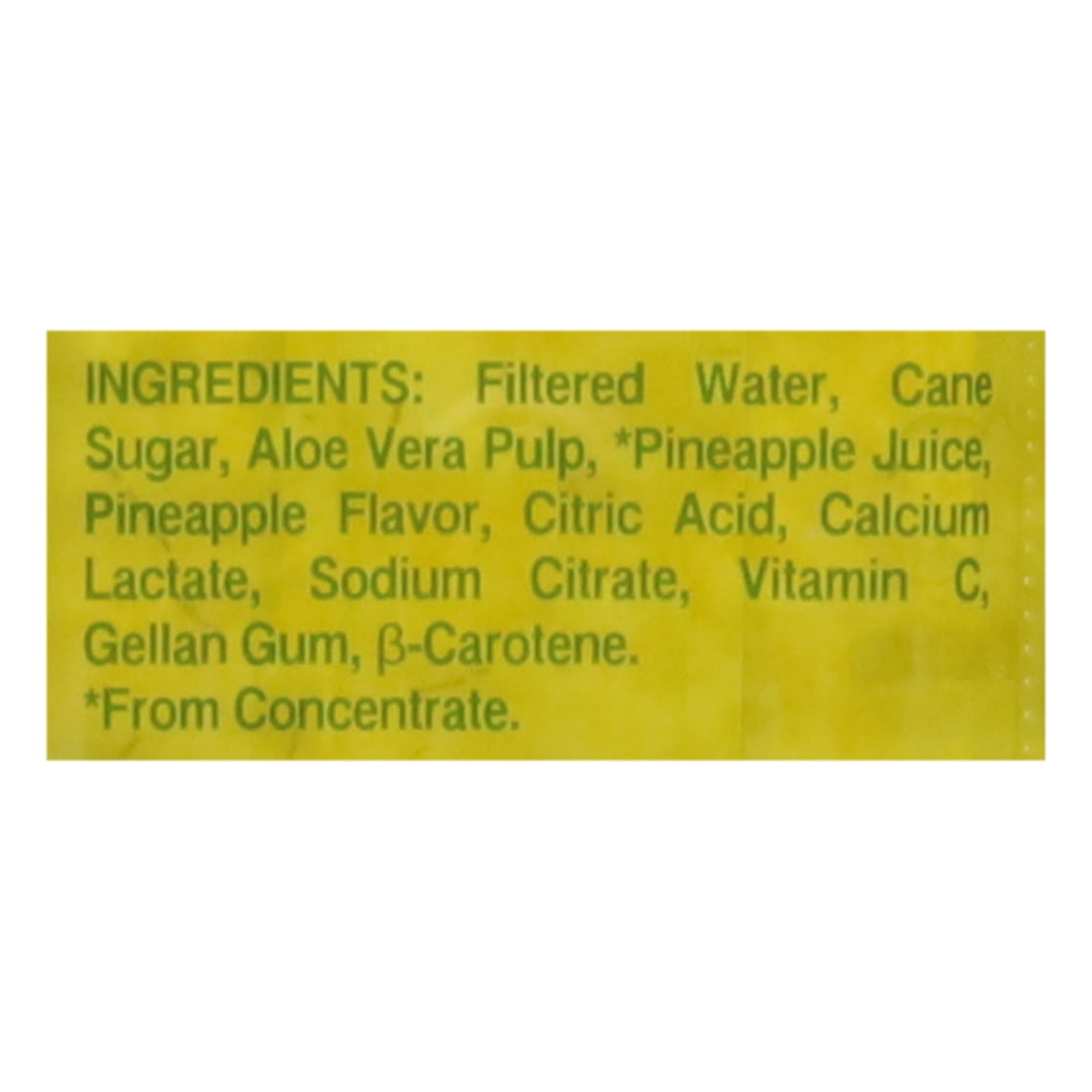 Iberia Pineapple Aloe Vera Drink with Pure Aloe Pulp 50.8 fl oz Bottle