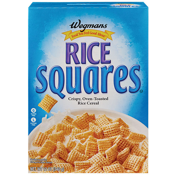 Wegmans Rice Squares Cereal 12 oz