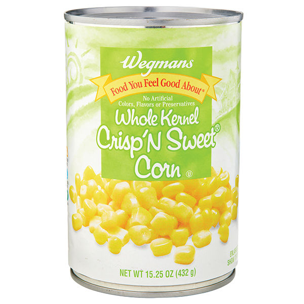 Wegmans Crisp N Sweet Whole Kernel Corn 15.25 Oz