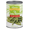Wegmans No Salt Added Cut Green Beans 14.5 Oz