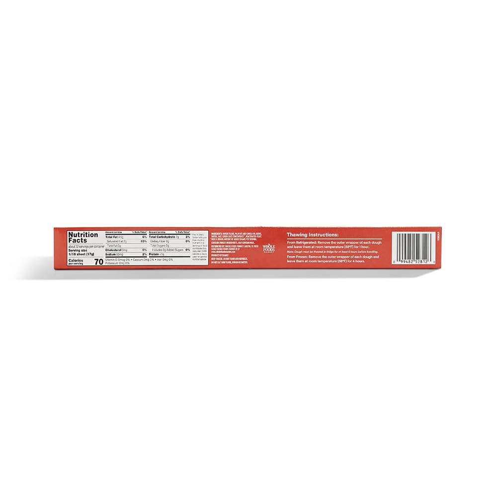 Puff Pastry 19.4 Oz 365 By Whole Foods Market