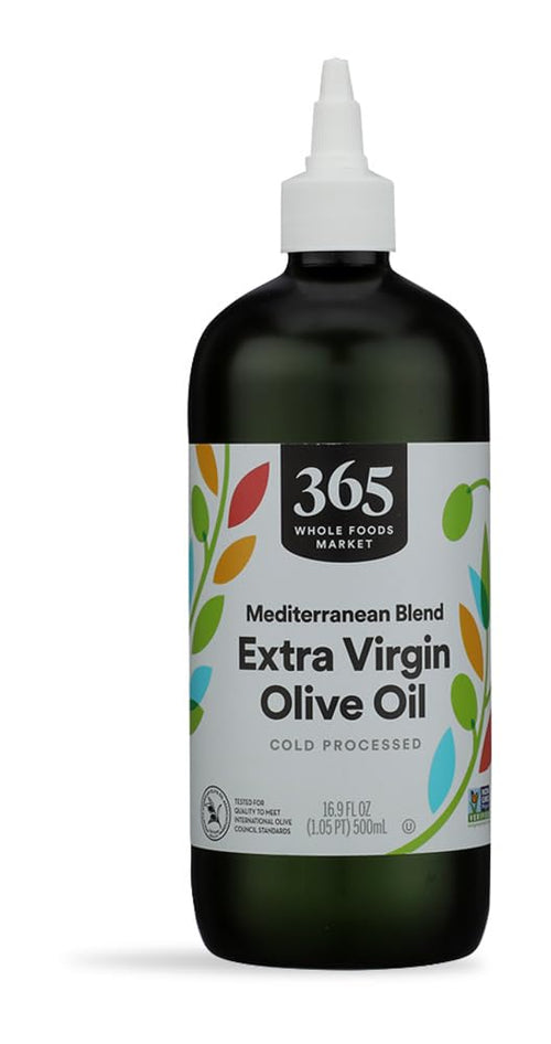 Chef's Bottle Blend Mediterranean Extra Virgin Olive Oil 16.9 Fl Oz 365 By Whole Foods Market
