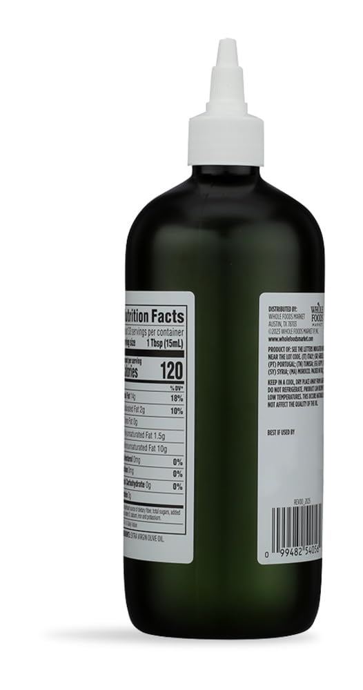 Chef's Bottle Blend Mediterranean Extra Virgin Olive Oil 16.9 Fl Oz 365 By Whole Foods Market
