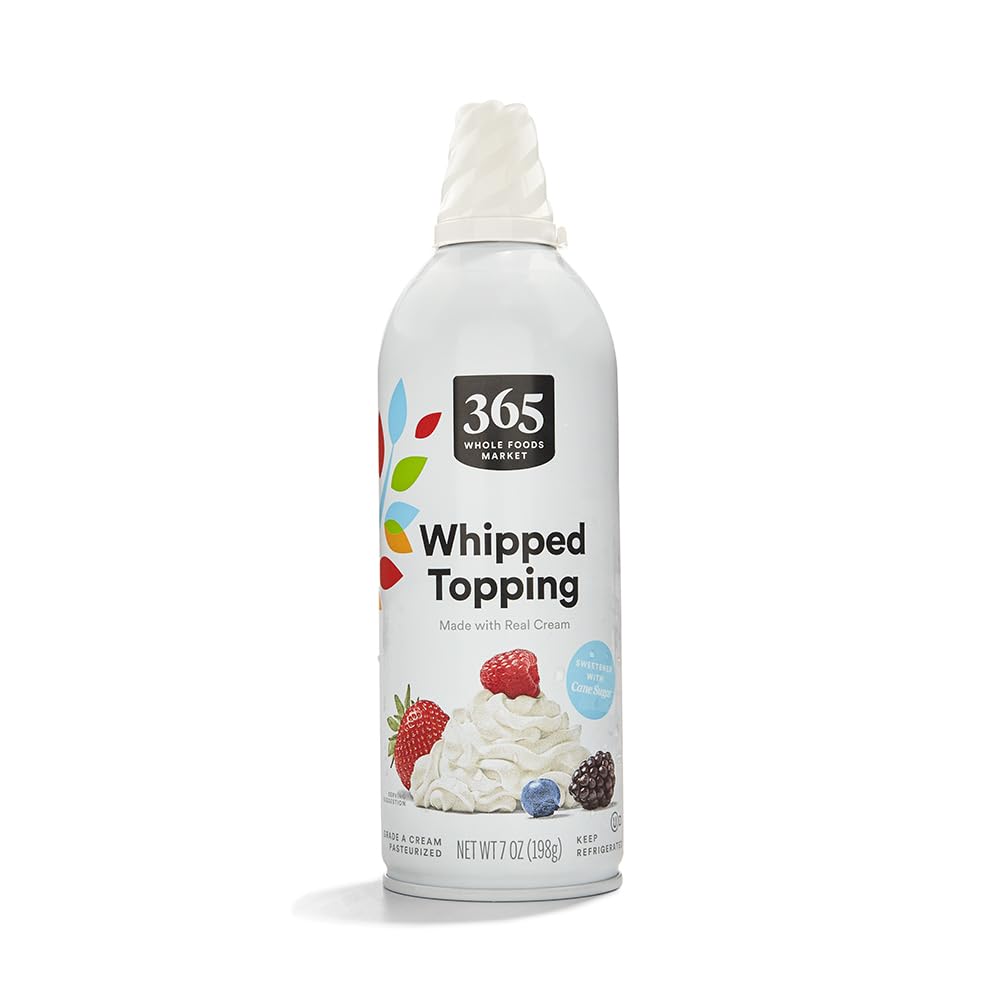 Real Dairy Whipped Cream 7 Oz 365 By Whole Foods Market