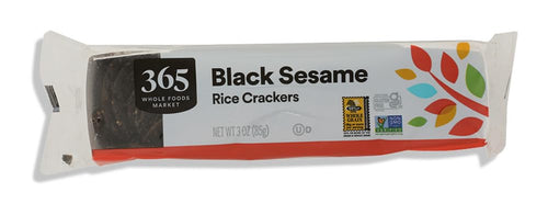 Black Sesame Rice Crackers 3 Oz 365 By Whole Foods Market