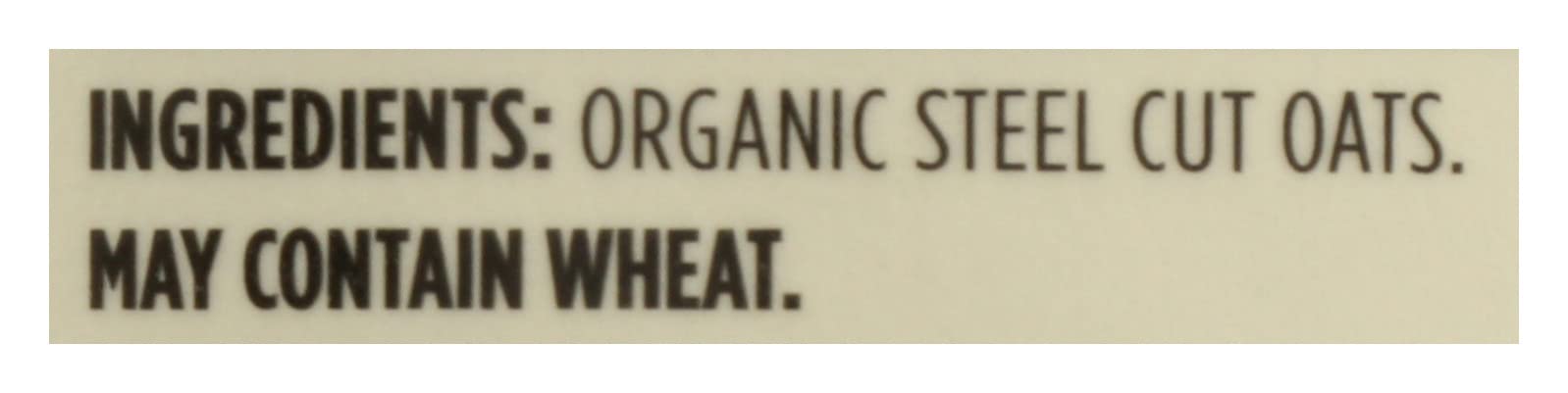 Organic Steel Cut Oats 30 Oz 365 By Whole Foods Market