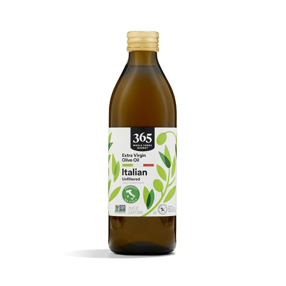 Unfiltered Italian Extra Virgin Olive Oil 25.4 Fl Oz 365 By Whole Foods Market