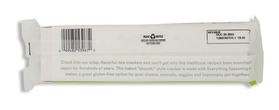 Everything Rice Crackers 3 Oz 365 By Whole Foods Market