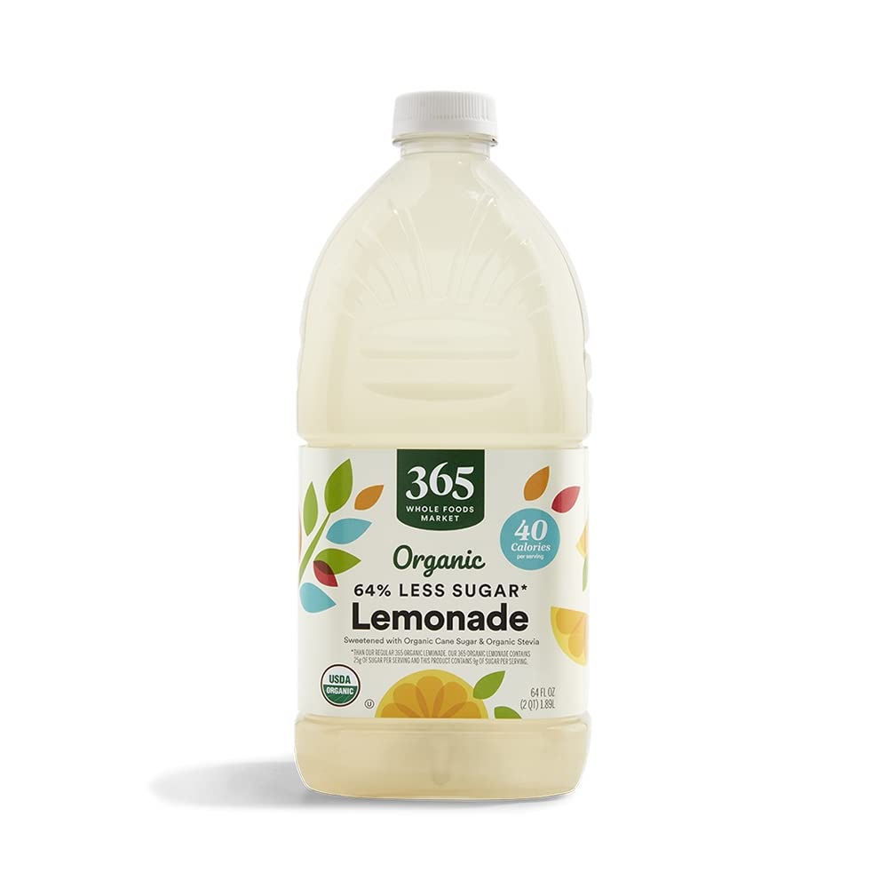Organic Light Lemonade 64 Fl Oz 365 By Whole Foods Market