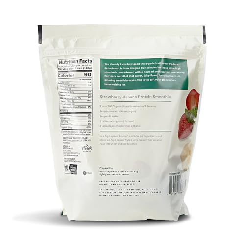 Organic Sliced Strawberries And Bananas 32 Oz 365 By Whole Foods Market