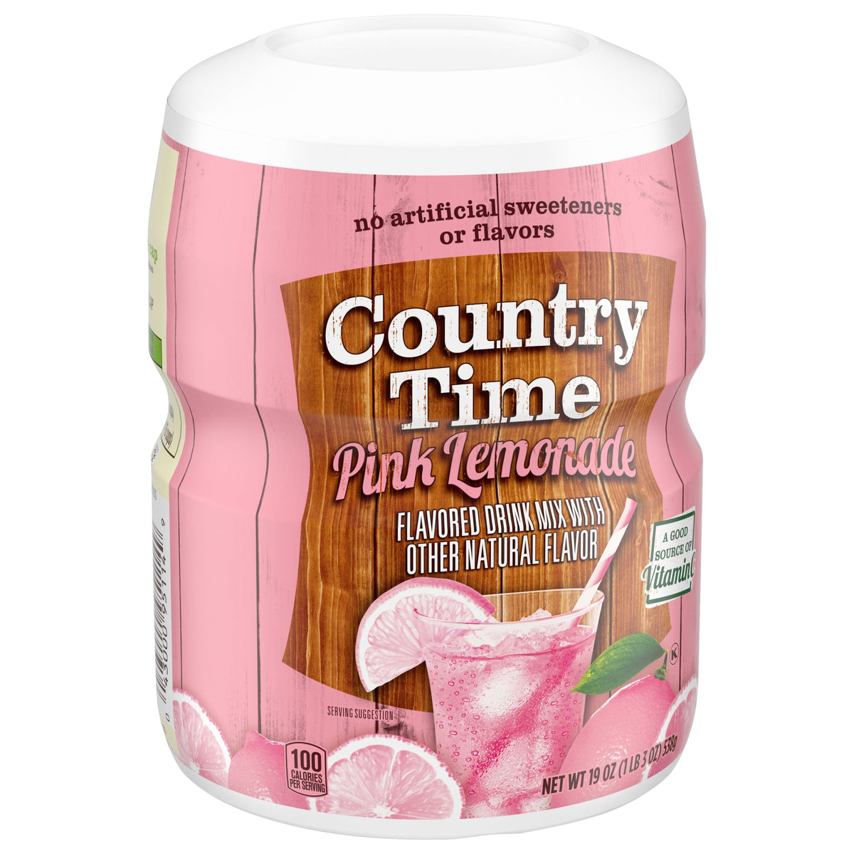 Country Time Pink Lemonade Naturally Flavored Powdered Drink Mix 19 oz