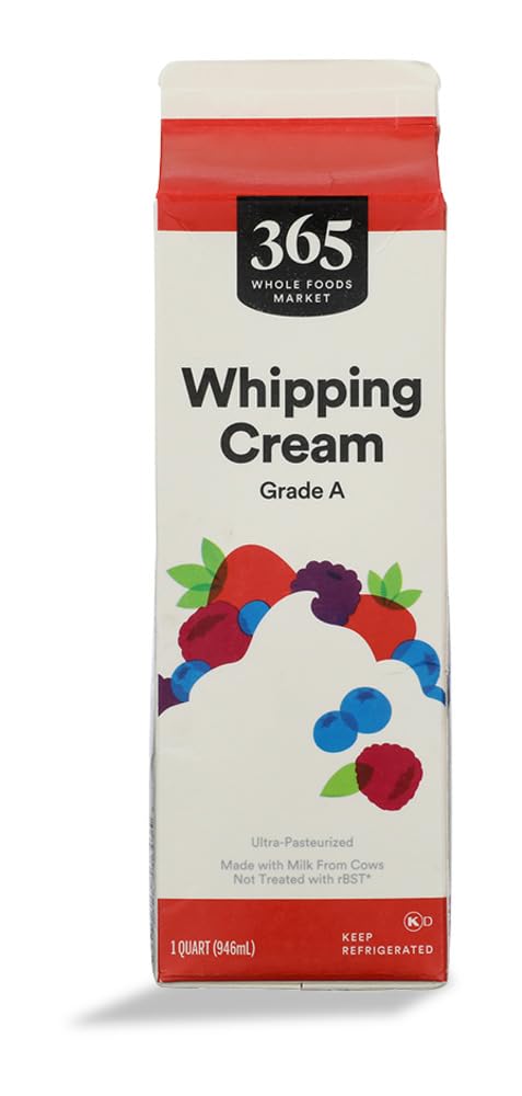 Whipping Cream 1 Qt 1 Count 365 By Whole Foods Market