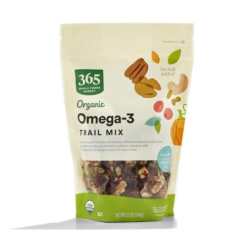 Organic Omega-3 Trail Mix 12 Oz 365 By Whole Foods Market