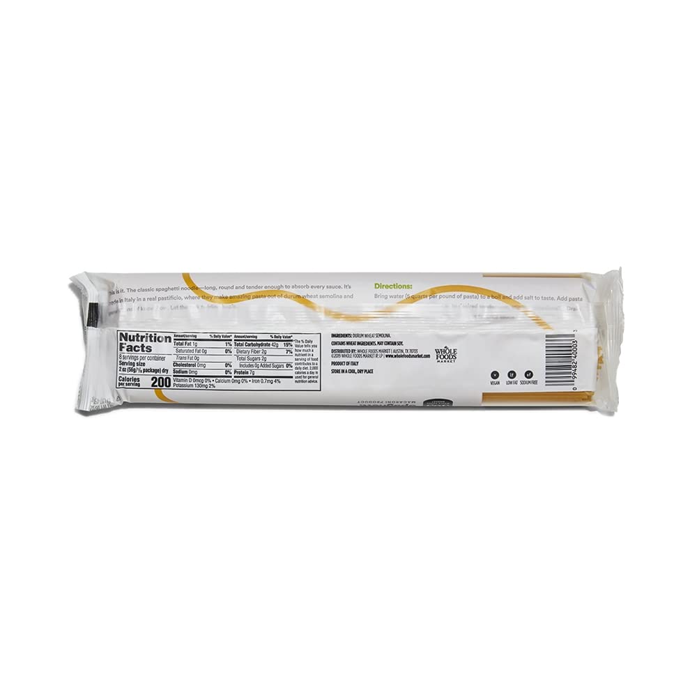 Spaghetti 16 Oz 365 By Whole Foods Market