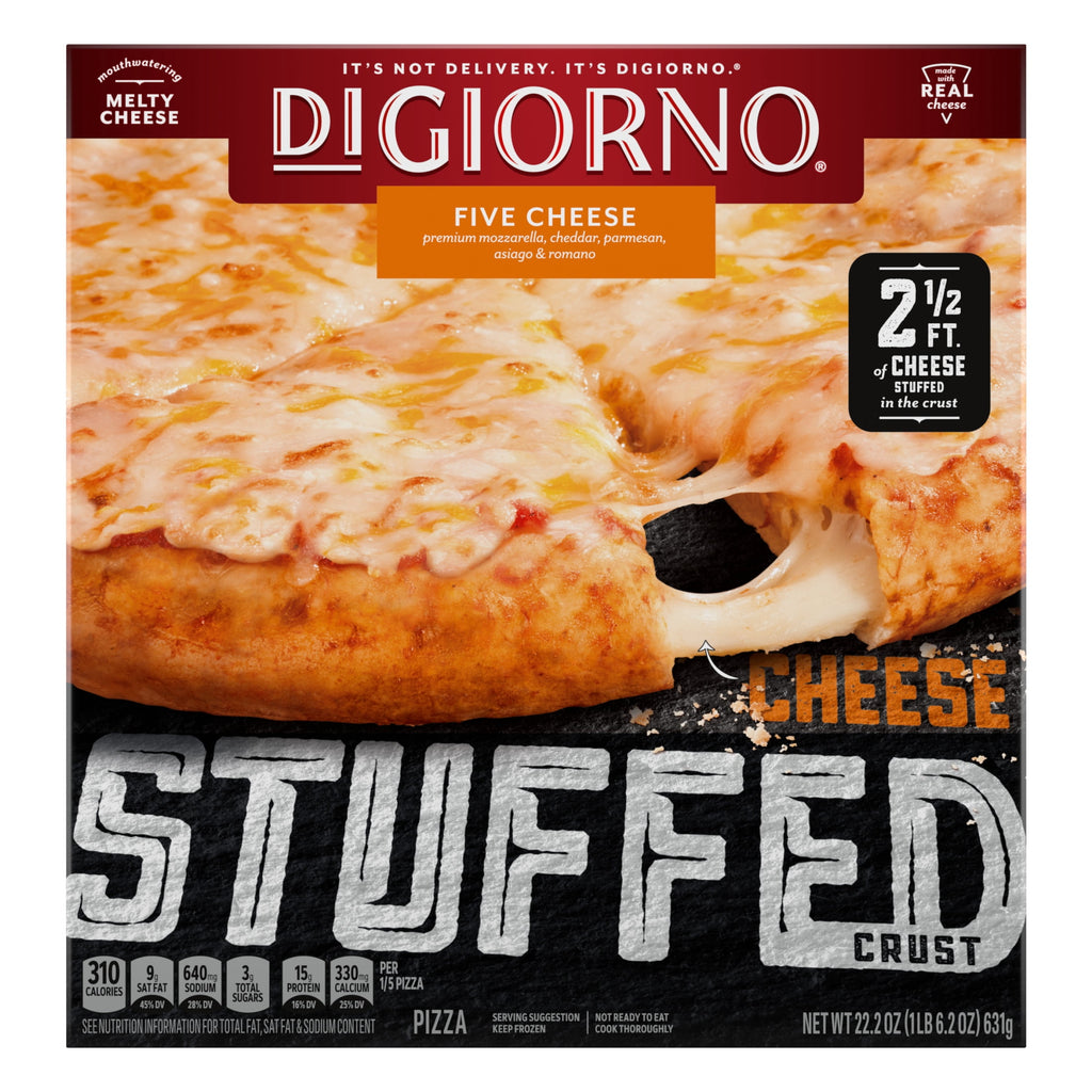 DiGiorno Five Cheese Stuffed Crust Frozen Pizza 22.2 Oz