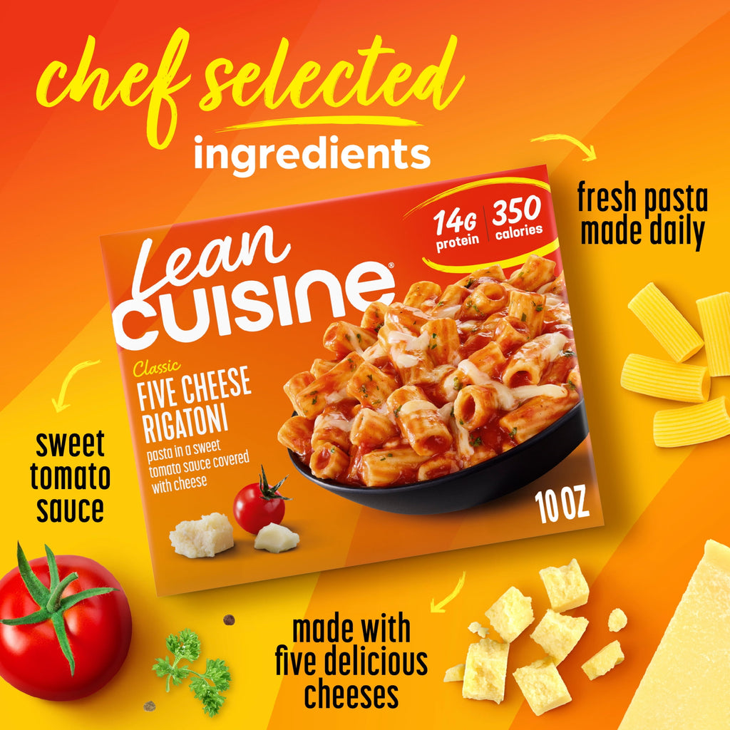 Lean Cuisine Five Cheese Rigatoni Frozen Meal 10 Oz