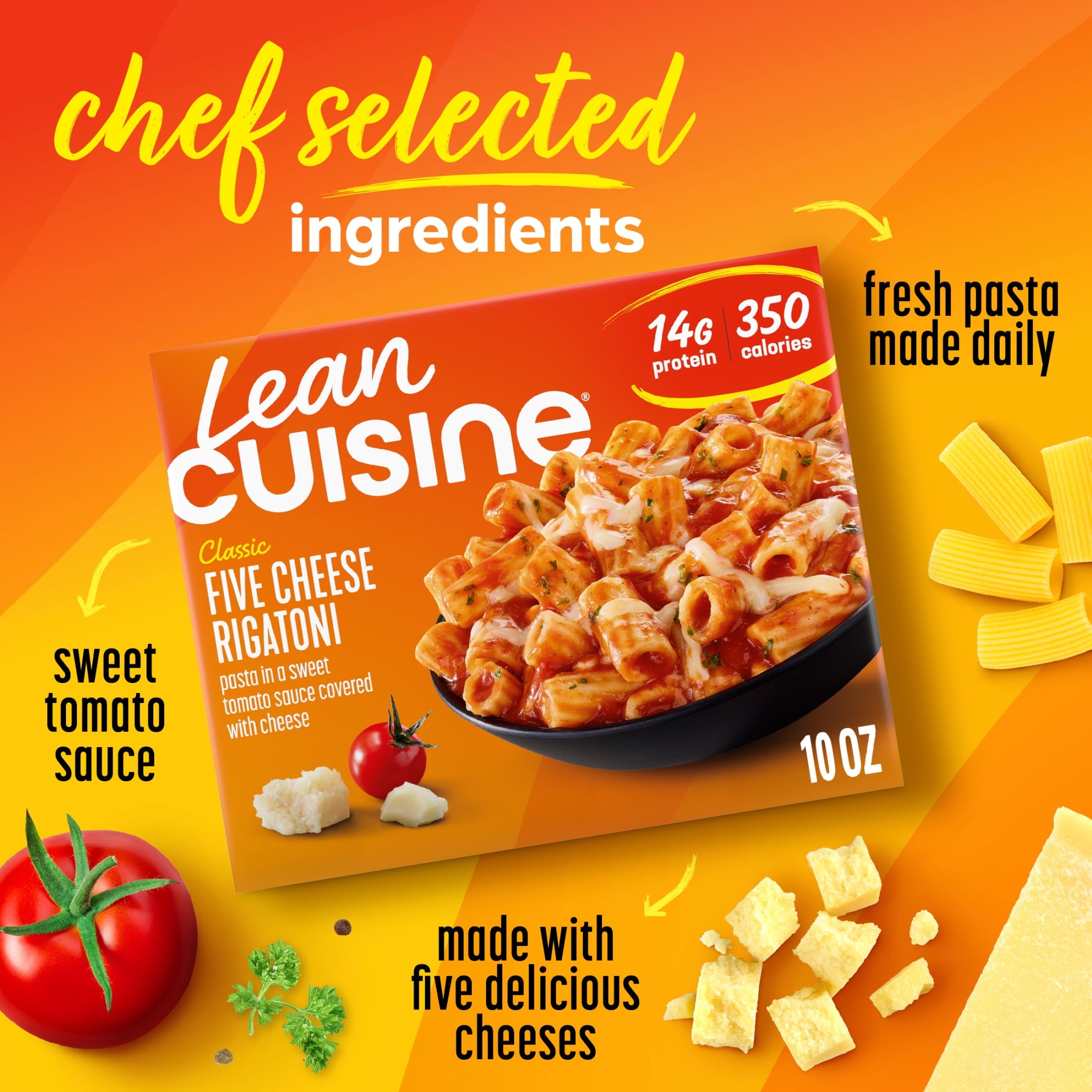 Lean Cuisine Five Cheese Rigatoni Frozen Meal 10 Oz