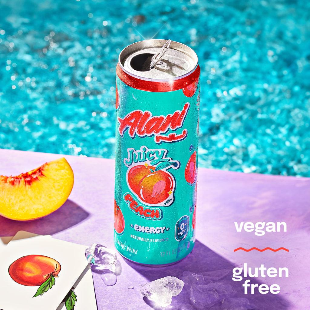 Alani Nu Juicy Peach Energy Drink 12 fl oz Single Can