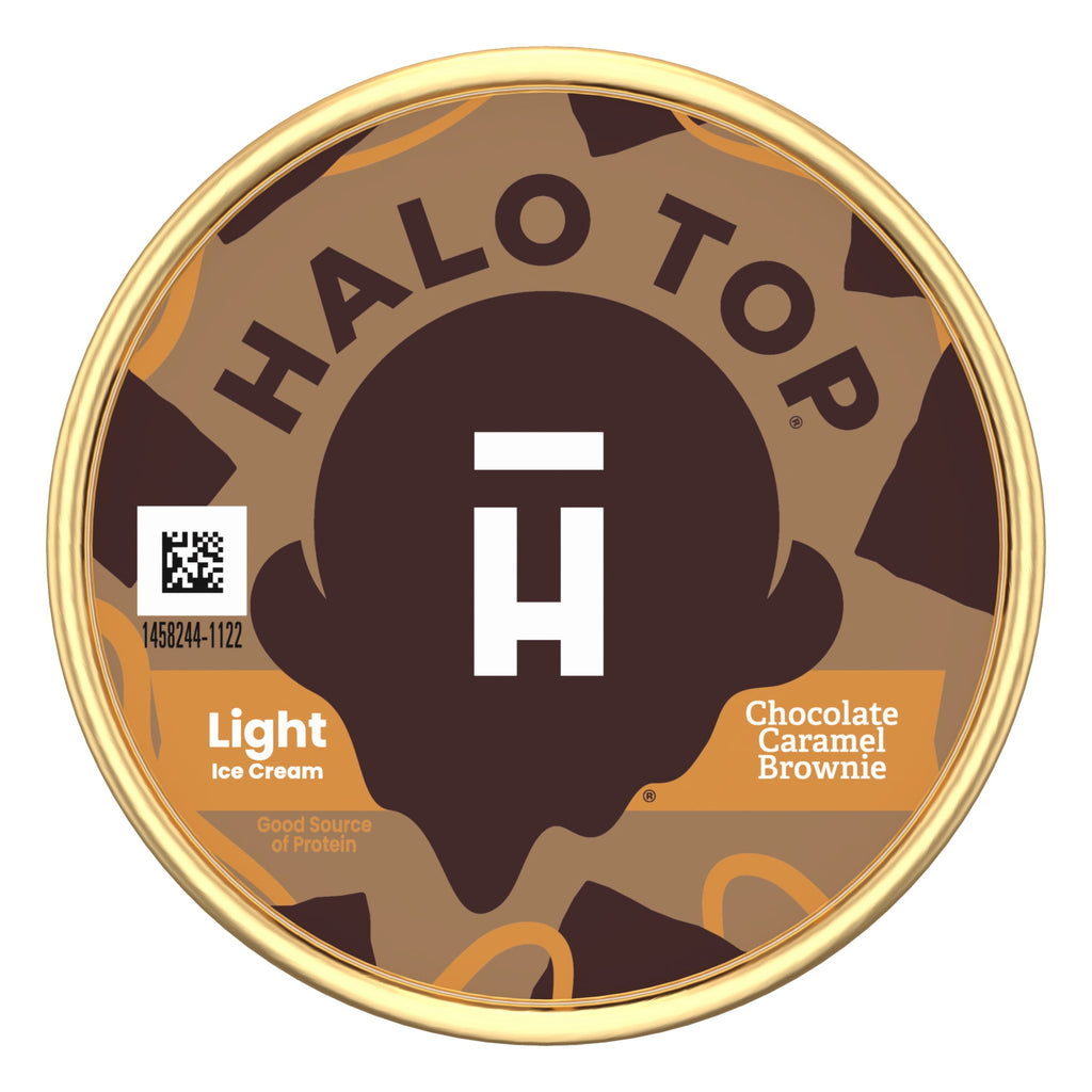 Halo Top Chocolate Caramel Brownie Light Ice Cream 16 Fl Oz