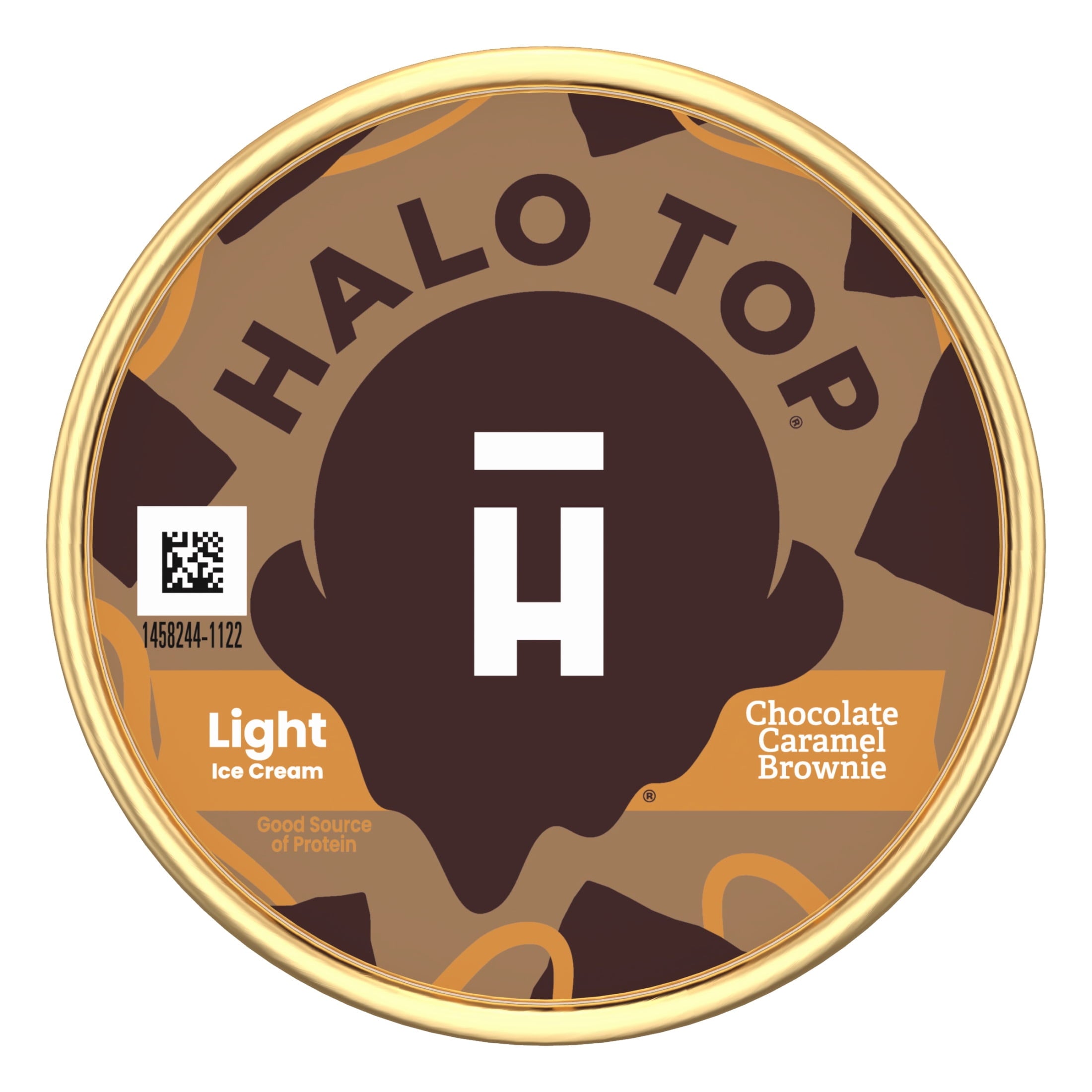 Halo Top Chocolate Caramel Brownie Light Ice Cream 16 Fl Oz