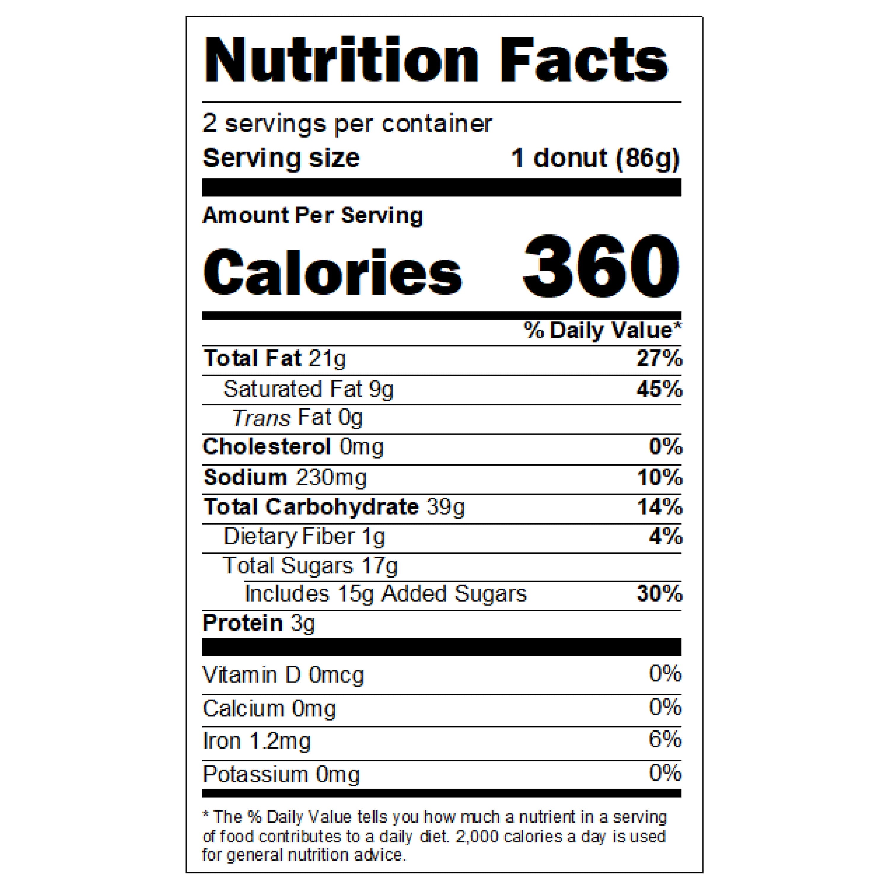 Apple Fritters 4 Oz 2 Count Freshness Guaranteed