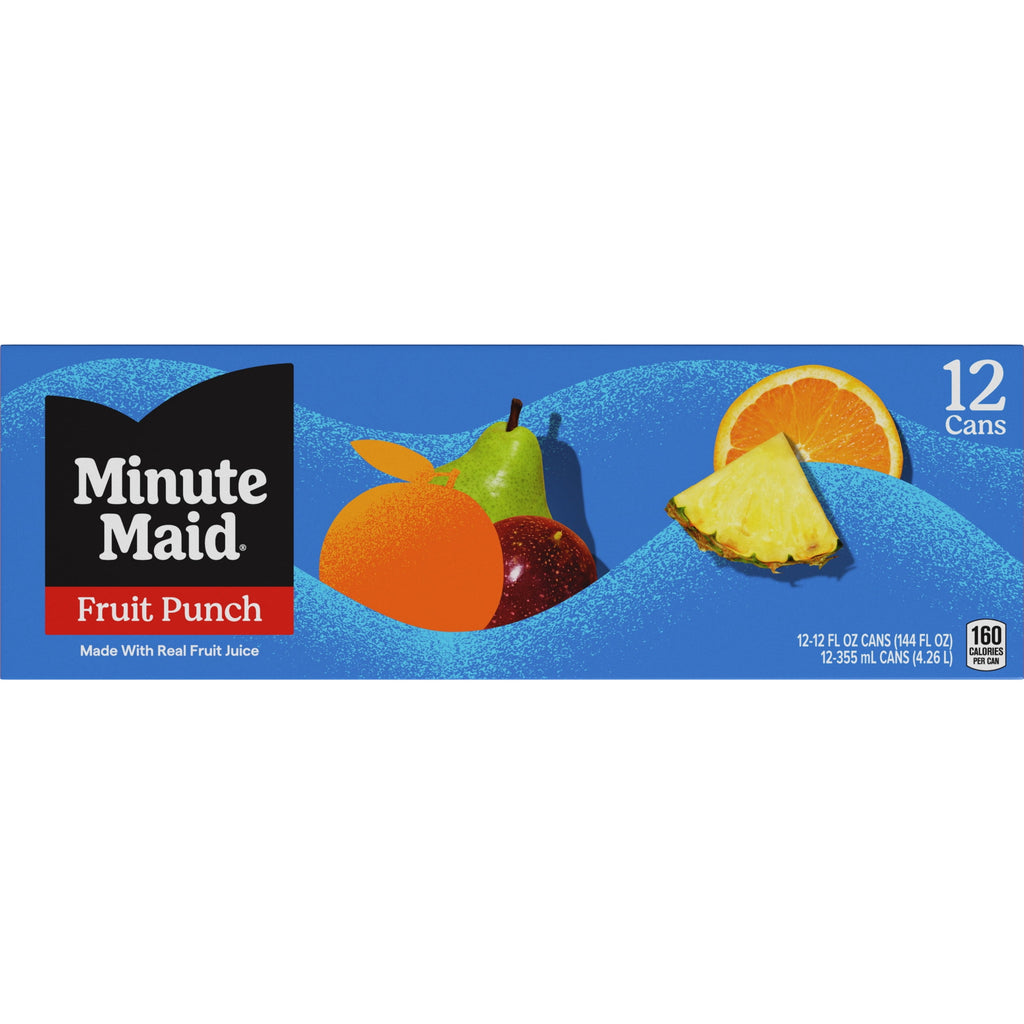 Minute Maid Fruit Punch Juice Drink 12 fl oz 12 Pack