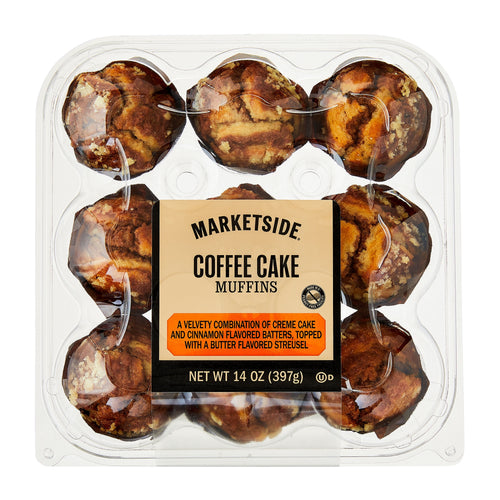 Coffee Cake Crumble Muffins 14 Oz 9 Count Marketside