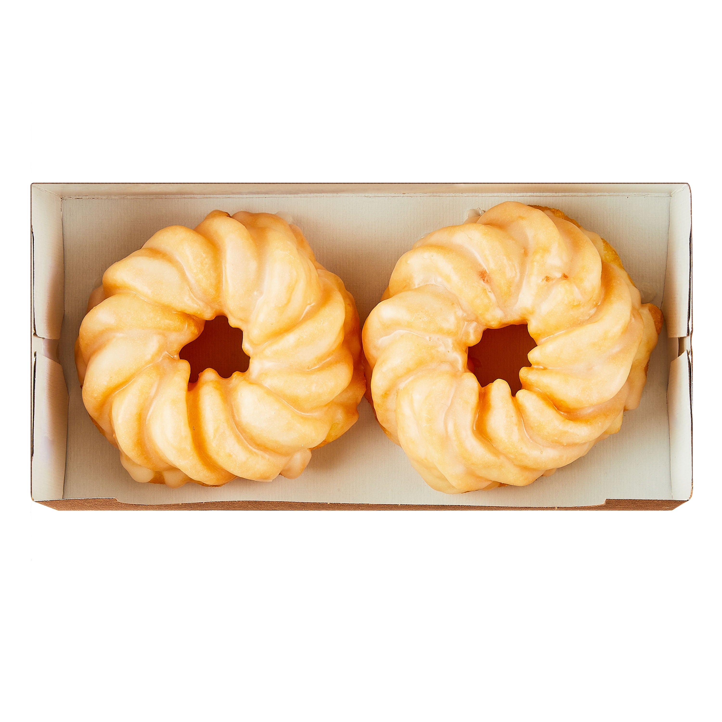 Vanilla Glazed French Crullers 3 Oz 2 Count Freshness Guaranteed