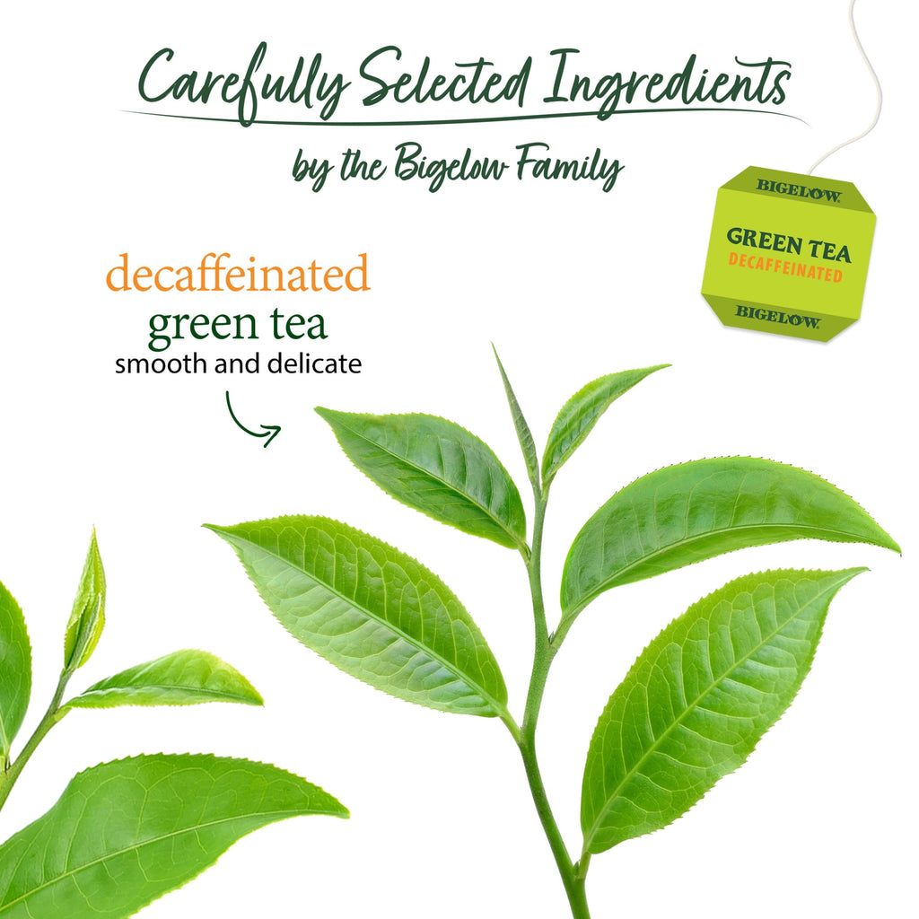 Bigelow Tea Decaffeinated Green Tea Classic Tea Bags 40 Count