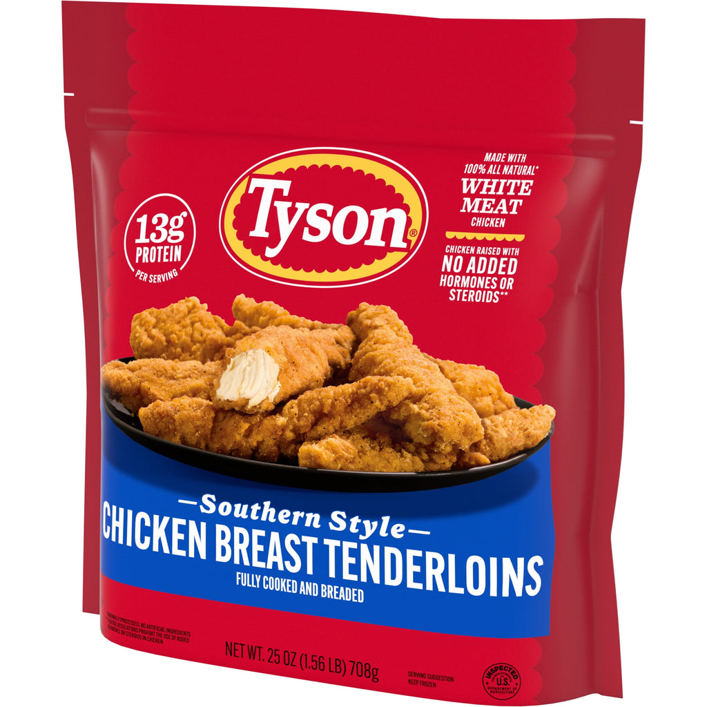 Tyson Southern Style Chicken Breast Tenderloins Frozen 25 Oz