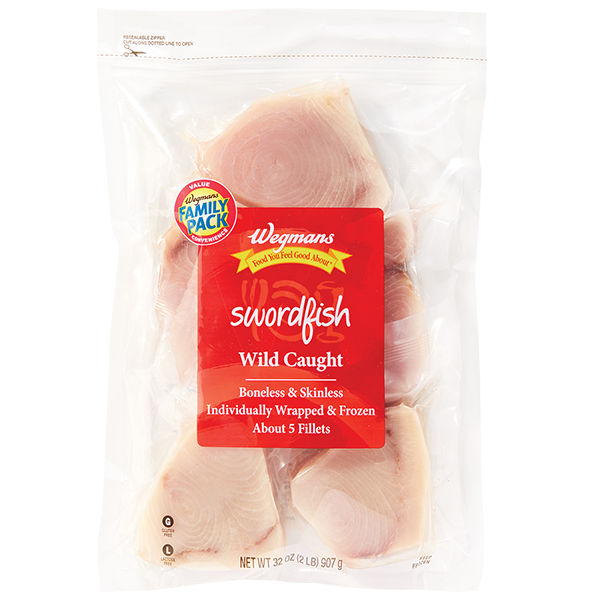 Wegmans Frozen Wild Caught Swordfish Family Pack 32 Oz